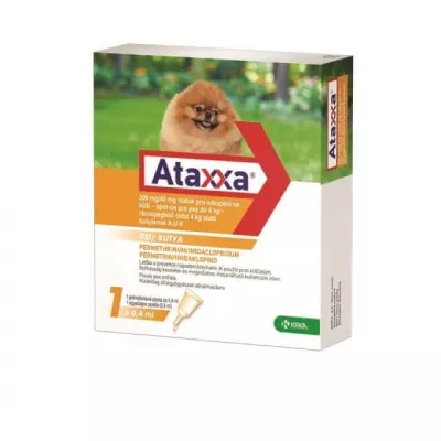 Ataxxa pro psy do 4kg spot-on 1x0.4ml