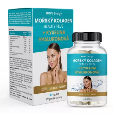 MOVit Mořský Kolagen Beauty Plus tbl.90 - vlasová péče,péče o vlasy,