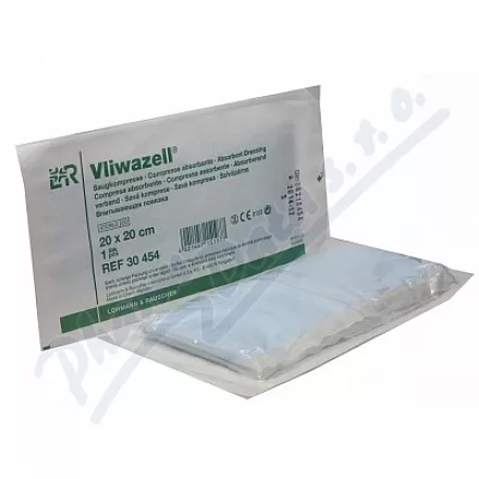 Kompres Vliwazell sterylny chłonny 20x20cm 30szt