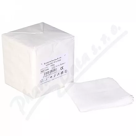 Gáza kompr.nester.10x10cm 8vrst.100ks Steriwund