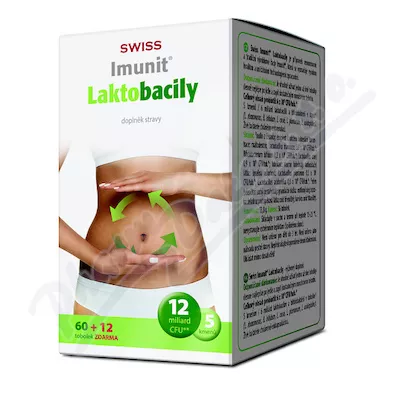 Lactobacily Swiss Imunit tob.60+12 GRATIS