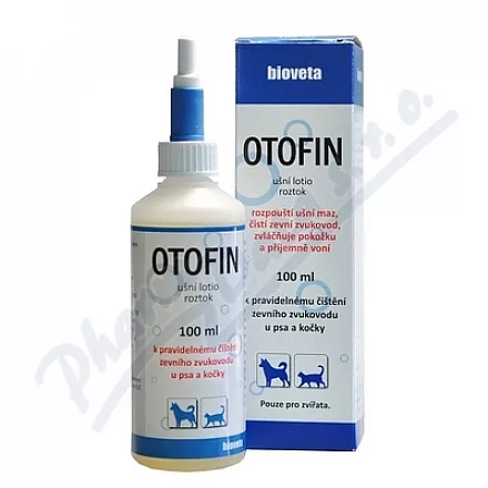 OTOFIN roztwór do uszu a.u.v. 100ml - Veterinární přípravky a potřeby pro vaše mazlíčky.
