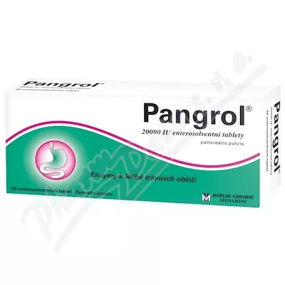 Pangrol 20000IU tbl.ent.50 II