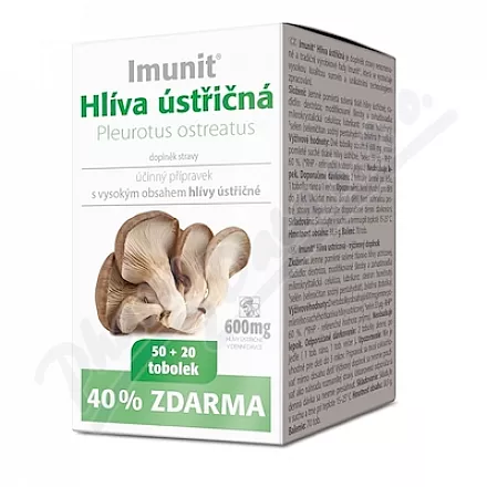 Boczniak ostrygowaty Imunit 50 + 20 tob. Bezpłatnie