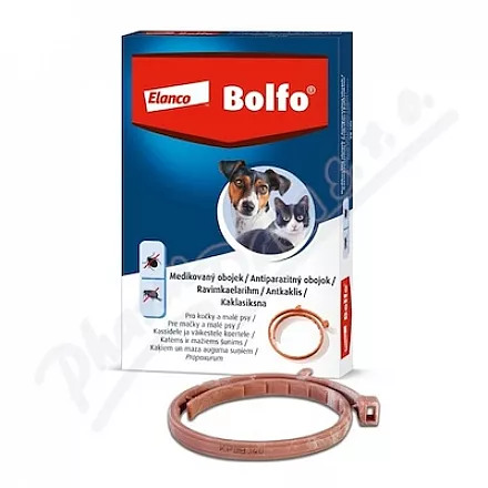 Bolfo 1.234g obroża dla kotów i małych psów 38cm - Veterinární přípravky a potřeby pro vaše mazlíčky.