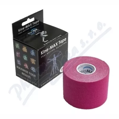 Tejp. KinesioMAX kinesio tape růžová 5cmx5m