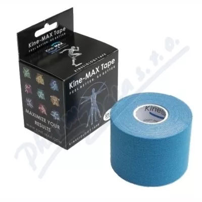 Tejp. KinesioMAX kinesio tape modrá 5cmx5m