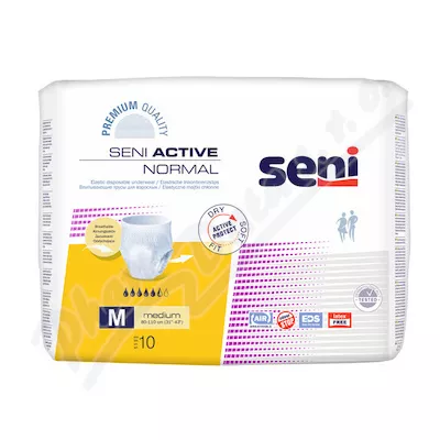 Seni Active Normal Medium Pieluchomajtki na nietrzymanie moczu 10szt