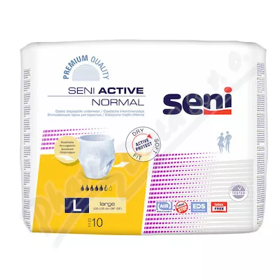 Seni Active Normal Large ink.pieluchomajtki 10szt