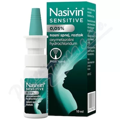 Nasivin Sensitive 0,5mg/ml nas.spr.sol. 10ml