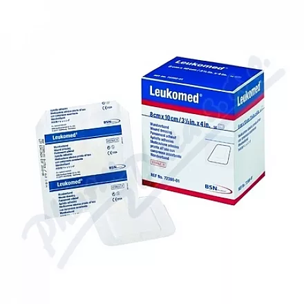 Leukomed netkané krytí s polštářkem 8x10cm 50ks