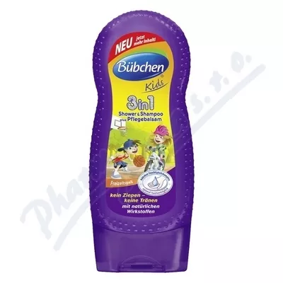 Bübchen sprchový gel+šampon+balzám 3v1 230ml
