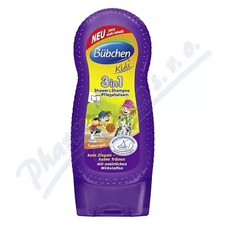 Bübchen żel pod prysznic szampon balsam 3w1 230ml