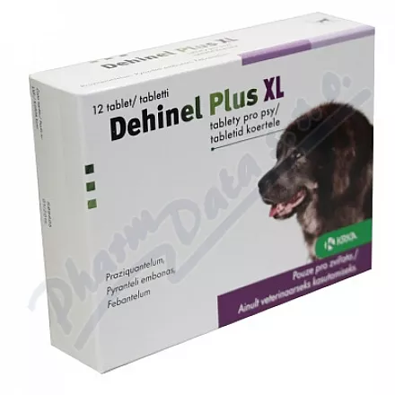 Dehinel plus XL a.u.v. tbl. 12 - Veterinární přípravky a potřeby pro vaše mazlíčky.