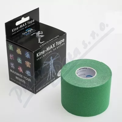 Tejp. KinesioMAX kinesio tape zelená 5cmx5m