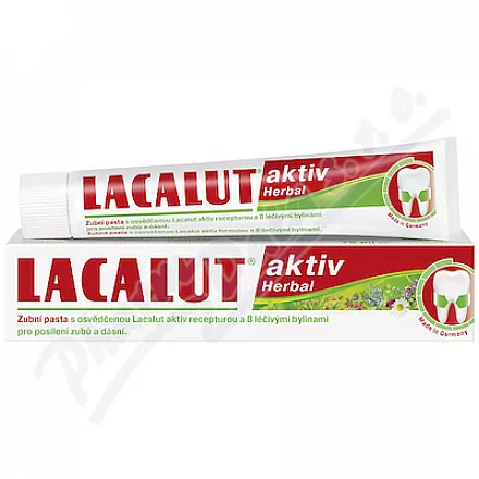 Lacalut Aktiv Ziołowa pasta do zębów 75ml