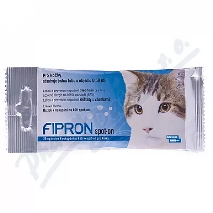 FIPRON 50mg do stosowania punktowego na skórę dla kotów - Veterinární přípravky a potřeby pro vaše mazlíčky.