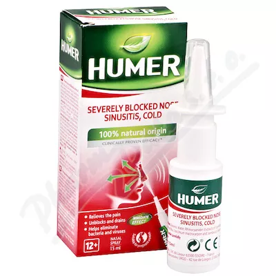 Humer Sinusitis velmi ucp.nos rýma 15ml Nosn.sprej