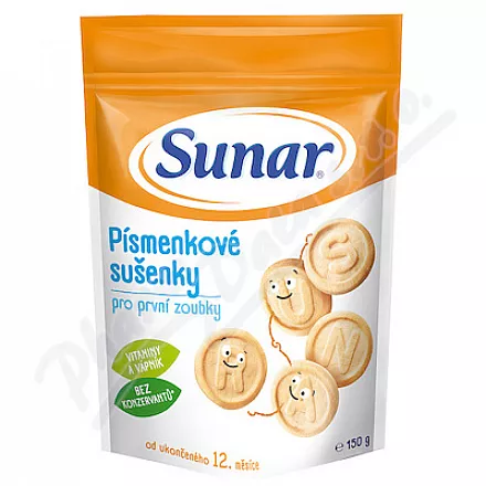 Sunar písmenkové sušenky 150g
