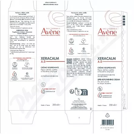 AVENE XeraCalm Relipidační krém 200ml