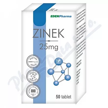 Edenpharma Zinek 25mg tbl.50