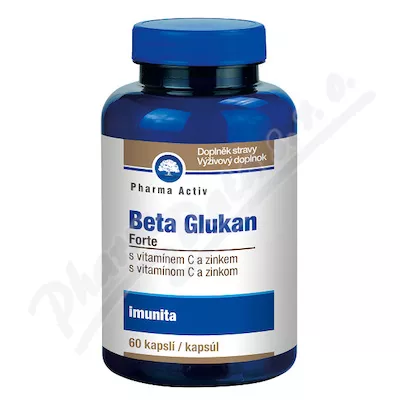 Beta Glukan Forte vitamín C a zinek cps.60