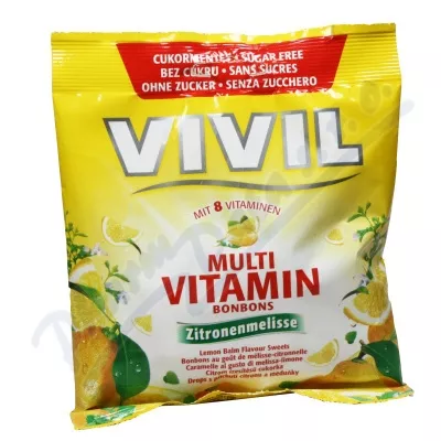 Vivil Multiwitamina cytryna+miód 8 witamin bez cukru 60g