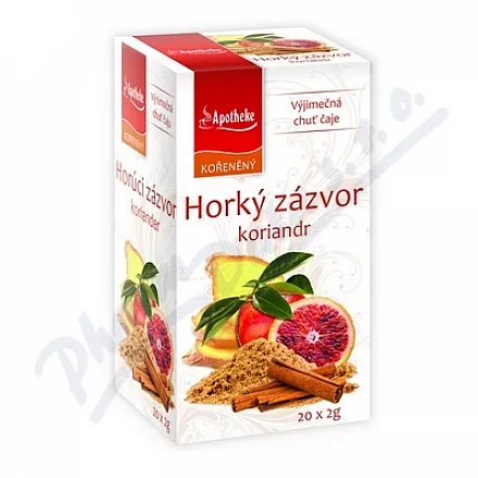 Apotheke Herbatka z gorzkiego imbiru i kolendry 20x2g