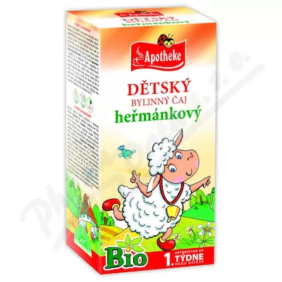 Apotheke Dětský bylinný čaj heřmánkový BIO 20x1g