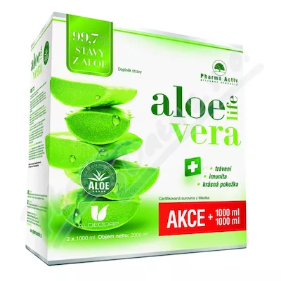 AloeLive šťáva z aloe 99.7% 1000ml 1+1zdarma