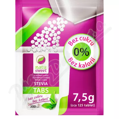 Stevia Natusweet tabl.-sáčky do dávk.1x7.5g(125ks)