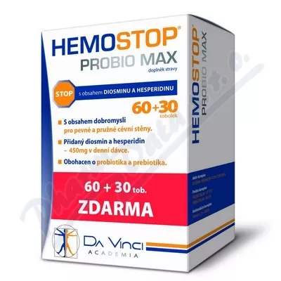 Hemostop Probio MAX Da Vinci Academia 60+30 tubek