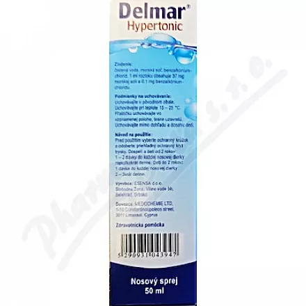 Delmar Hypertonic nosní sprej 50ml