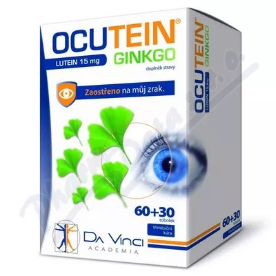 Ocutein Ginkgo 45mg+Luteina 15mg Da Vinci tob.60+30