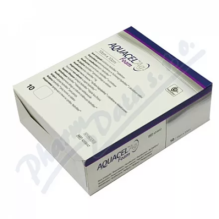 Pianka Aquacel Ag nieprzylepna 10x10cm 10szt