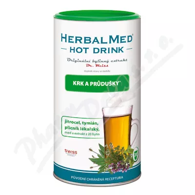 HERBALMED HotDrink Dr.Weiss gardło oskrzela 180g+vitC