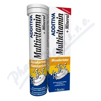 Additiva multivitamin+mineral mandarin.šum.tbl.20