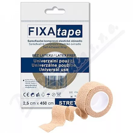 FIXAtape STRETCH bandaż samowzmacniający 2,5x450cm ciało