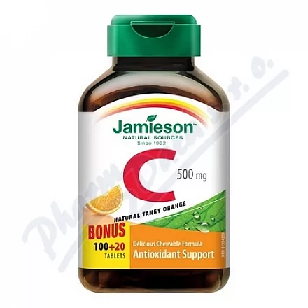 JAMIESON Witamina C 500mg pomarańczowy ssać tbl.120