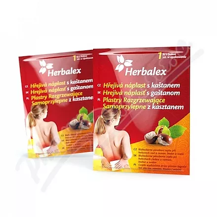 Herbalex plaster rozgrzewający z kasztanem 1szt
