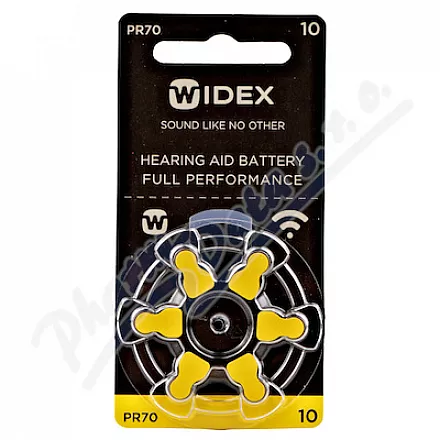 Baterie do aparatów słuchowych Widex 10 6szt