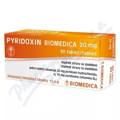 Pyridoxin Biomedica 20mg tbl.30