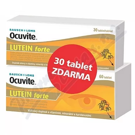 Ocuvite LUTEIN forte tbl.60+30 ZDARMA Bausch+Lomb