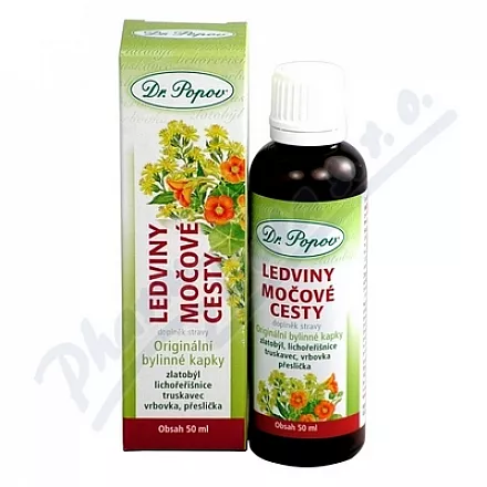 Dr.Popov Krople ziołowe Nerki-Drogi moczowe 50ml