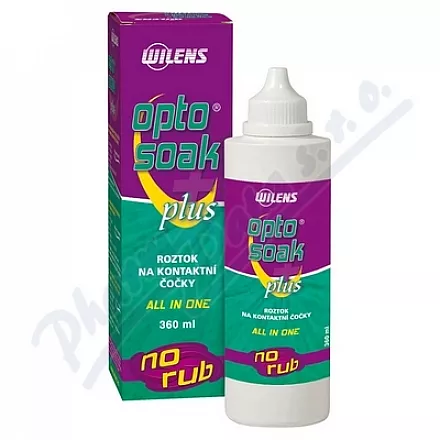 Optosoak Plus roztok na kontaktní čočky 360ml