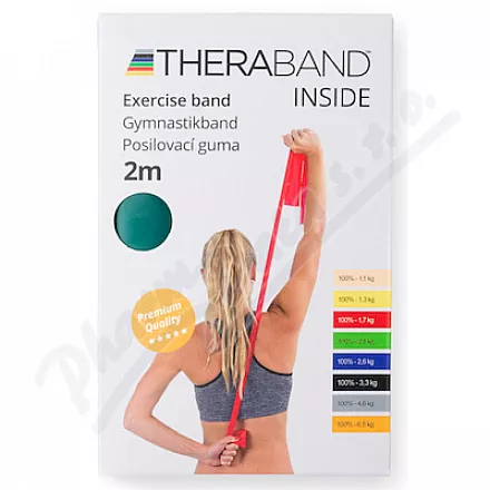 TheraBand Posilovací guma 2m zelená 2.1kg