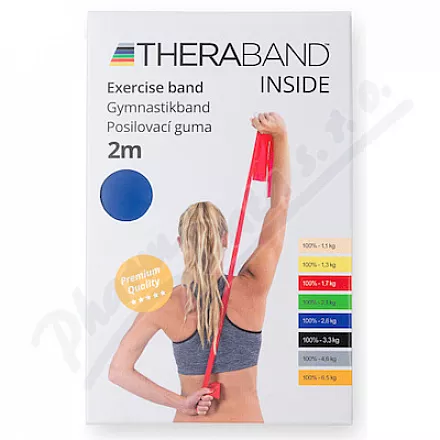 TheraBand Posilovací guma 2m modrá 2.6kg