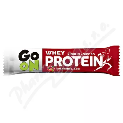 GO ON Proteinová tyčinka s brusinkami a goji 50g