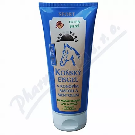 Żel konopno-miętowo-mentolowy dla koni HERBAVERA 200ml