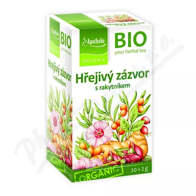 Apotheke BIO Zřejivý zázvor s rakytníkem 20x2g